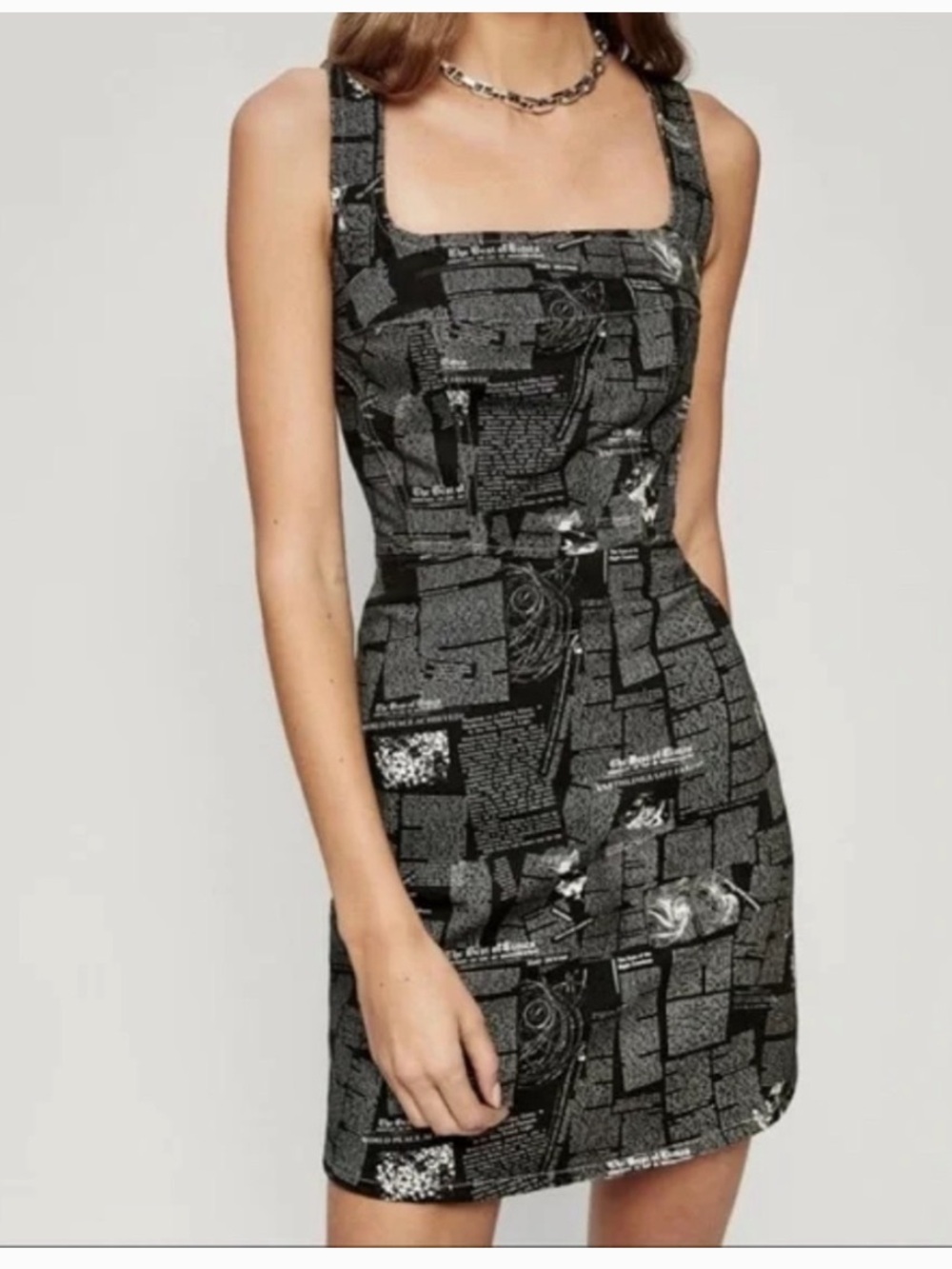 Reformation Davies Style Zine Bustier Denim Mini Dress